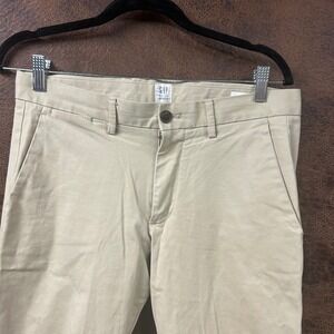 Gap Cream 30 X 30 Slim Fit‎ Pockets mens work school uniform casual pants